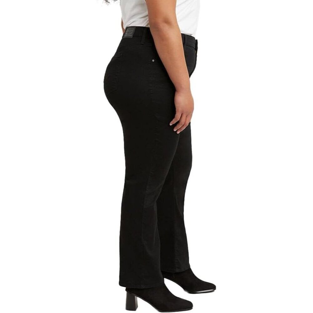 Womens Plus Size High Rise Straight Jeans Cotton Blend 18 Plus Comfortable - Picture 2 of 5
